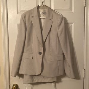 Pinstripe Le Suit Pantsuit